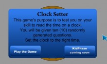 The intro screen for the game featured KidPhase ad which I lost domain for unfortunately.